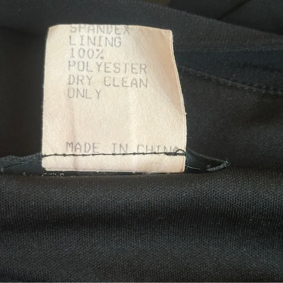 Tadashi Shoji One Shoulder Bodycon Mini Dress Size Small - Black - Picture 8 of 9